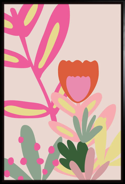 Pink Floral 7 | Poster Art Print