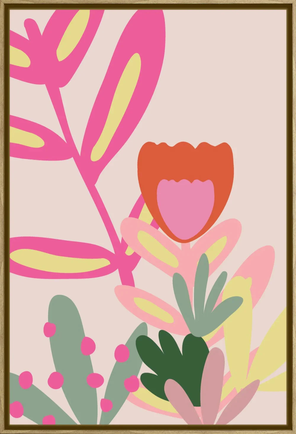 Pink Floral 7 | Poster Art Print