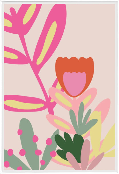 Pink Floral 7 | Poster Art Print