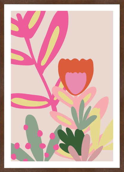 Pink Floral 7 | Poster Art Print