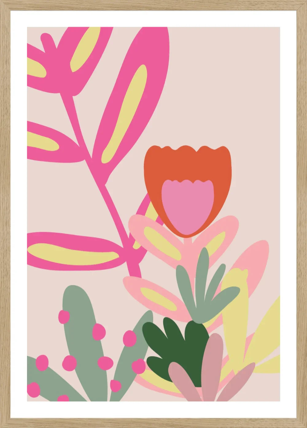 Pink Floral 7 | Poster Art Print