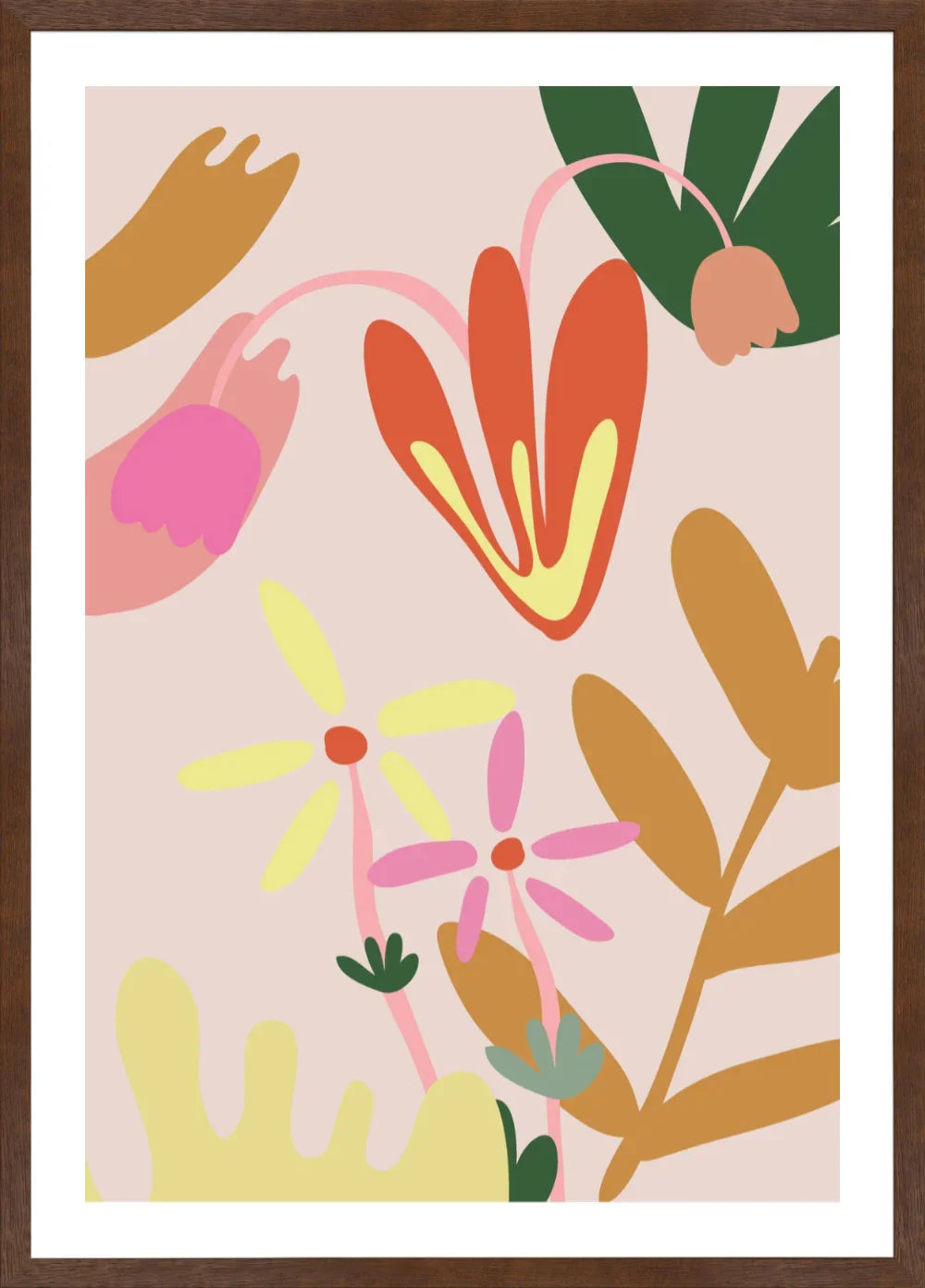 Pink Floral 8 | Poster Art Print