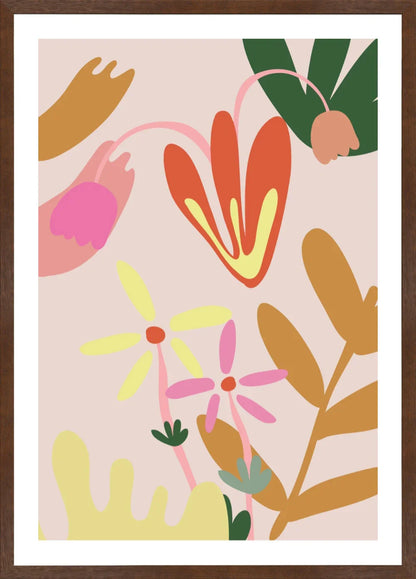 Pink Floral 8 | Poster Art Print