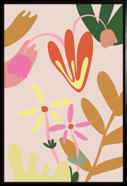 Pink Floral 8 | Poster Art Print