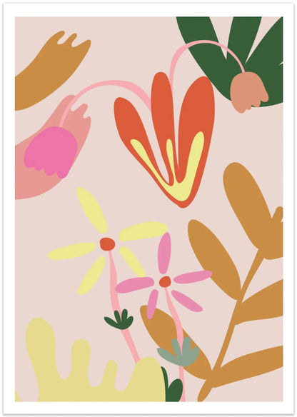 Pink Floral 8 | Poster Art Print