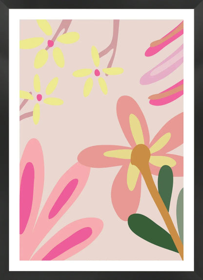 Pink Floral 9 | Poster Art Print