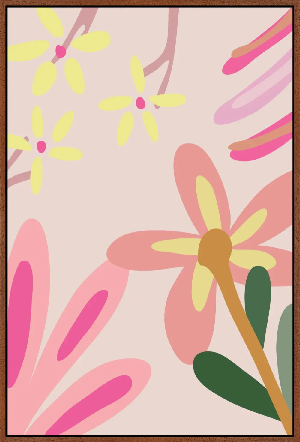 Pink Floral 9 | Poster Art Print