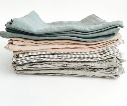 pure flax linen tea towels