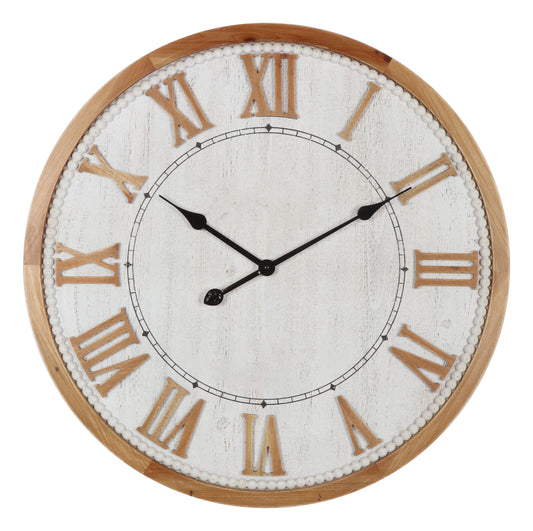 68cm Hamptons Roman Numeral Wall Clock
