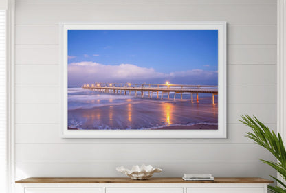 The Spit Gold Coast Wall Art Print – Sunset Pier Coastal Photography