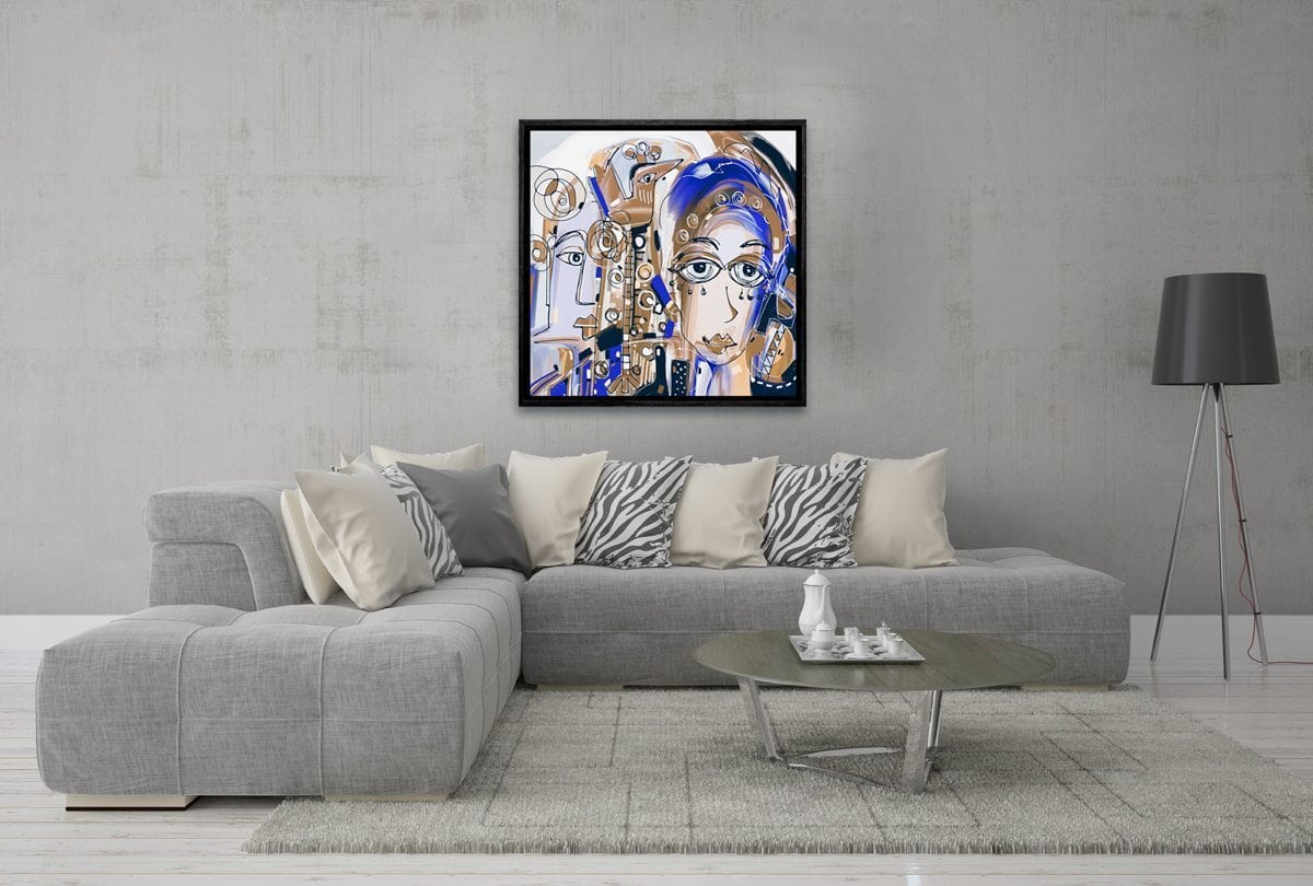 Abstract Lady | Canvas Wall Art Print - Final Touch Decor