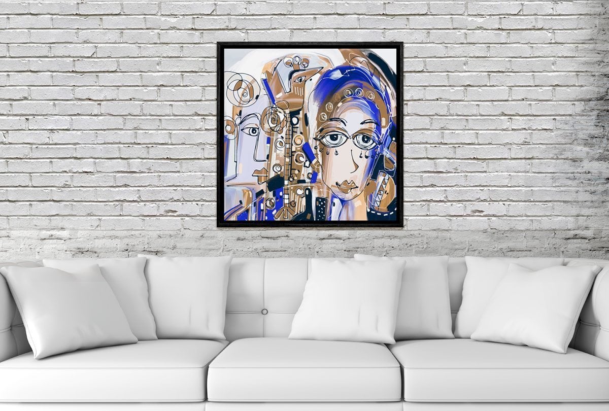 Abstract Lady | Canvas Wall Art Print - Final Touch Decor