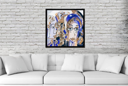 Abstract Lady | Canvas Wall Art Print - Final Touch Decor