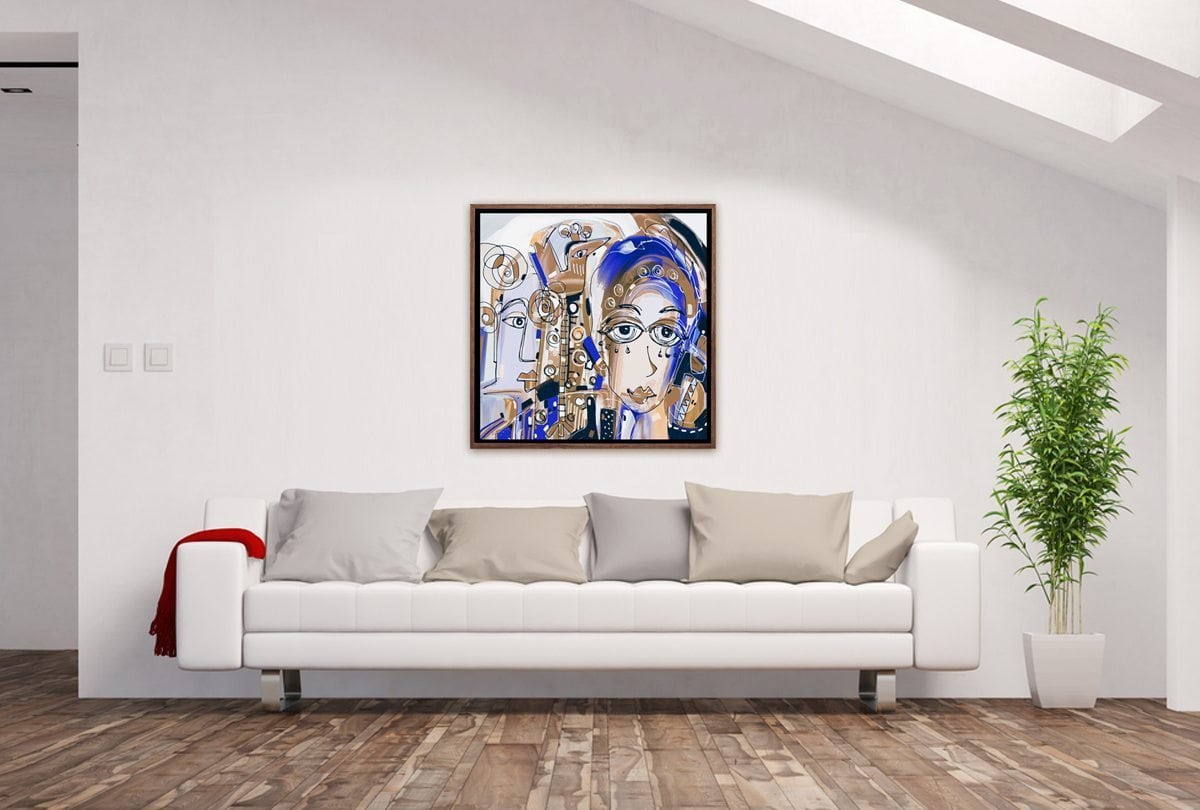 Abstract Lady | Canvas Wall Art Print - Final Touch Decor