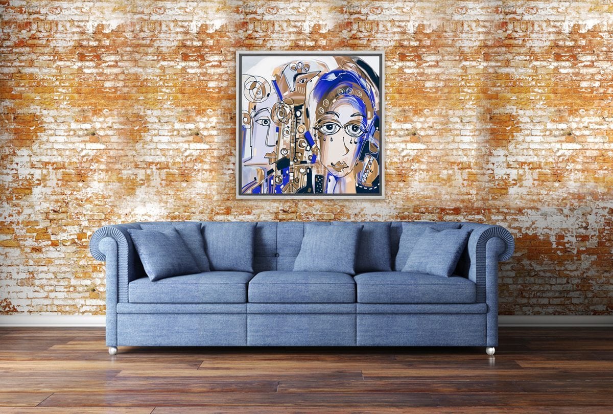 Abstract Lady | Canvas Wall Art Print - Final Touch Decor