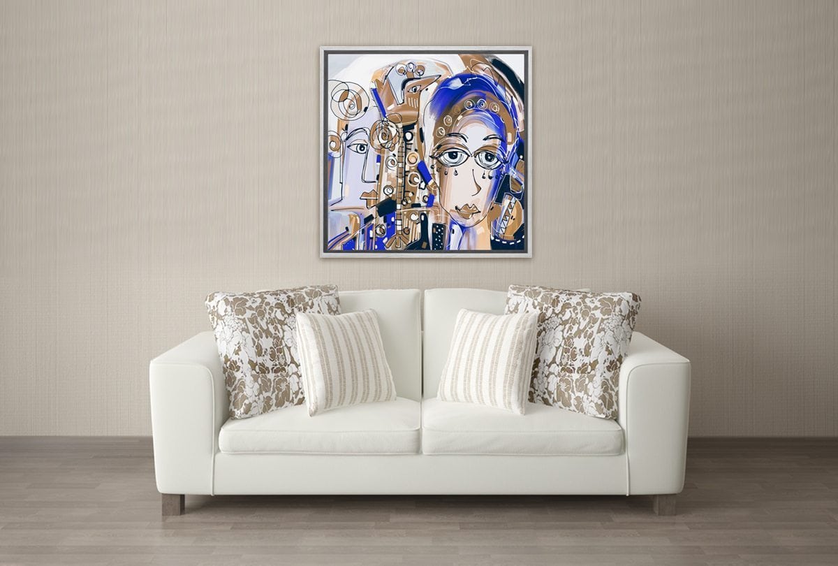 Abstract Lady | Canvas Wall Art Print - Final Touch Decor