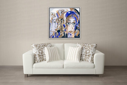 Abstract Lady | Canvas Wall Art Print - Final Touch Decor