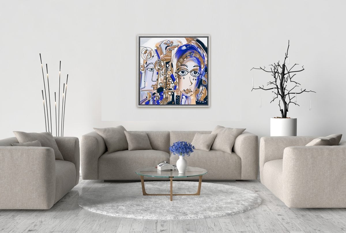 Abstract Lady | Canvas Wall Art Print - Final Touch Decor