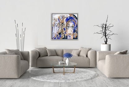 Abstract Lady | Canvas Wall Art Print - Final Touch Decor