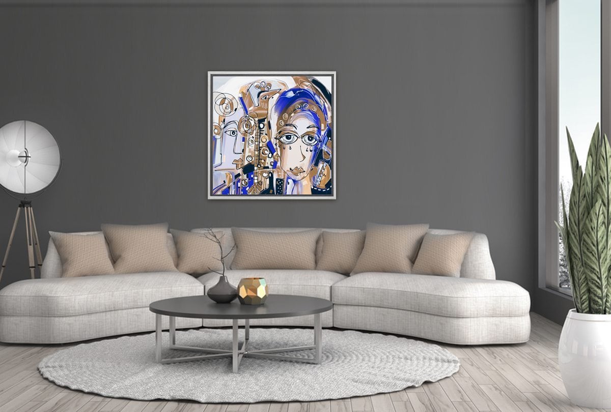 Abstract Lady | Canvas Wall Art Print - Final Touch Decor