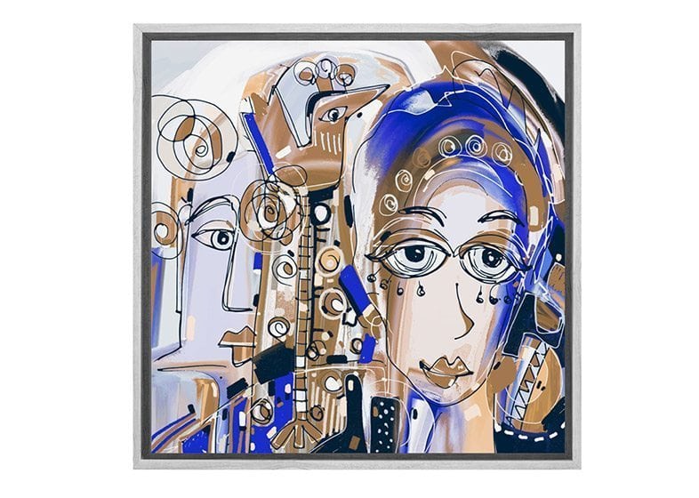 Abstract Lady | Canvas Wall Art Print - Final Touch Decor