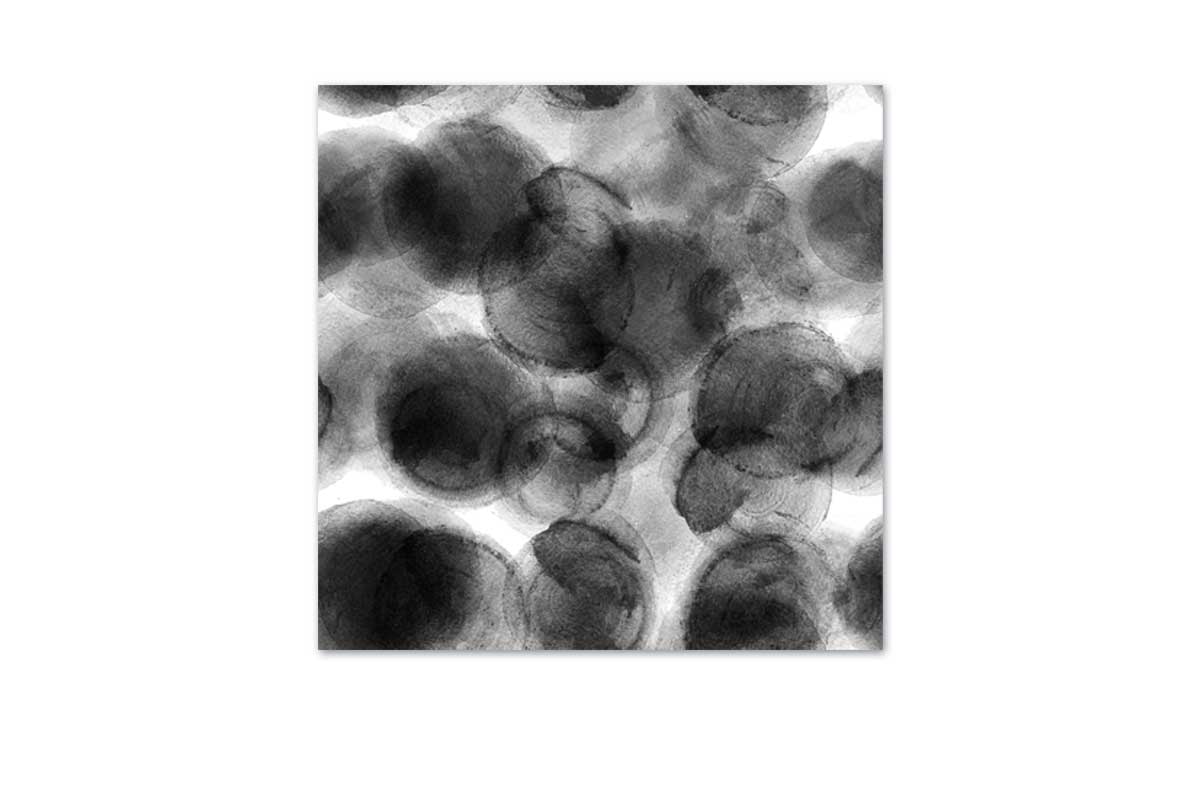Black Watercolor Dots | Canvas Wall Art Print - Final Touch Decor
