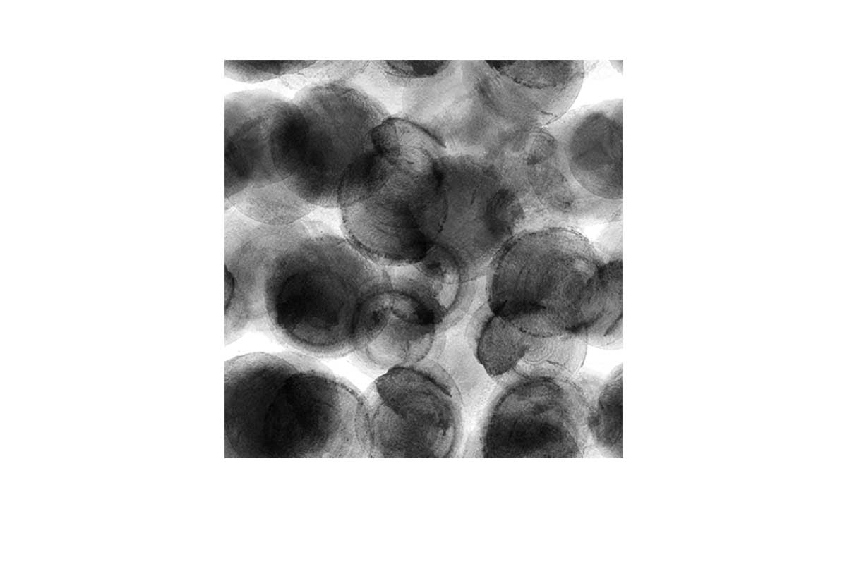Black Watercolor Dots | Canvas Wall Art Print - Final Touch Decor