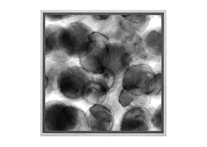 Black Watercolor Dots | Canvas Wall Art Print - Final Touch Decor