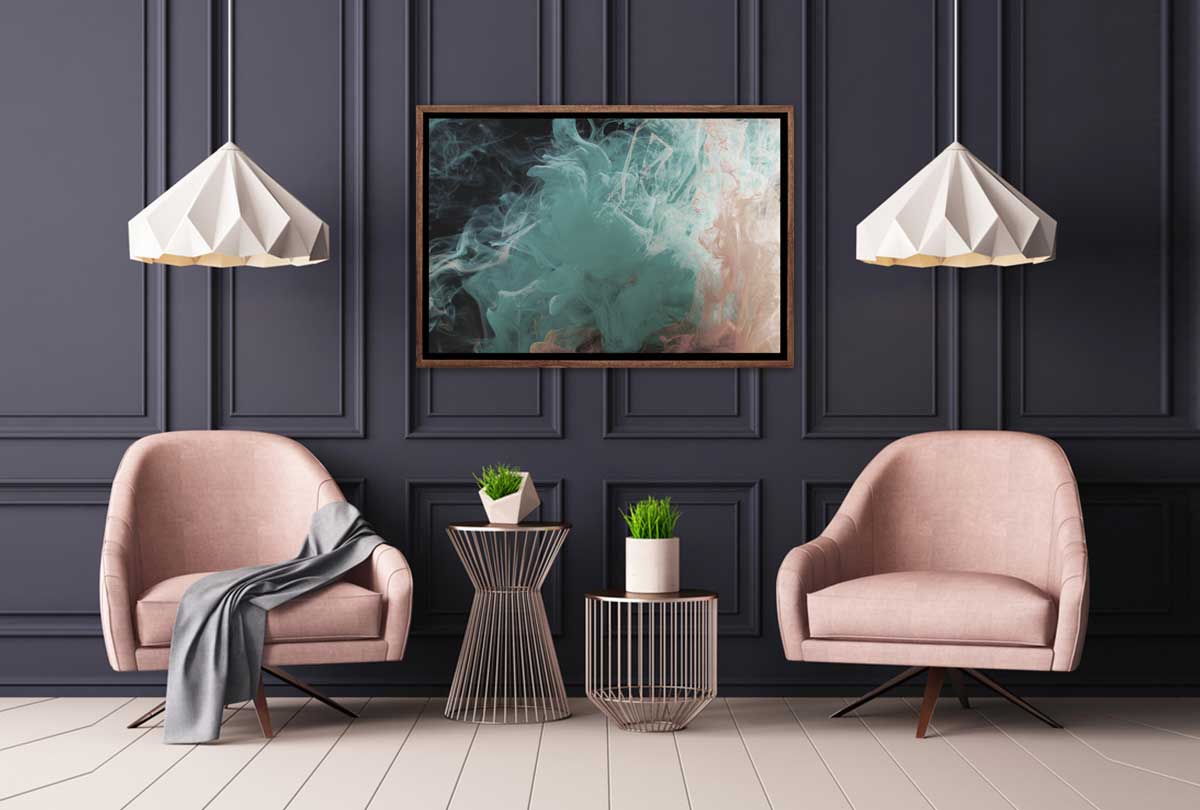 Vapour Abstract | Canvas Wall Art Print - Final Touch Decor