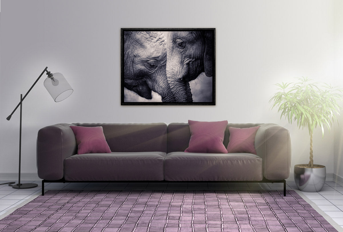 Elephant Love | Canvas Wall Art Print - Final Touch Decor