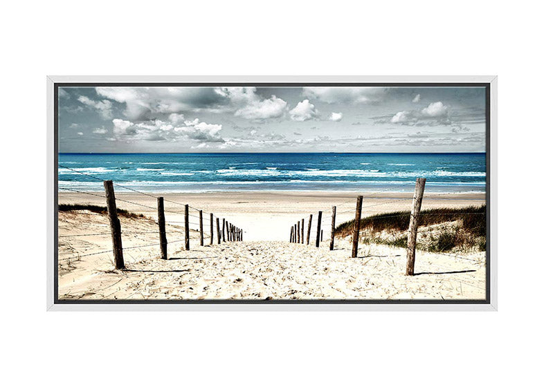 Buy Beach Panorama Canvas Wall Art Print – Final Touch Decor