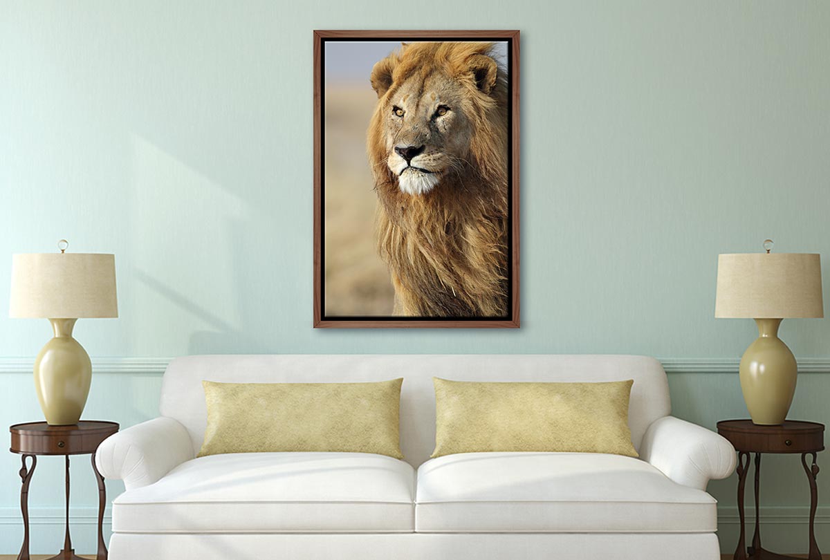 Proud Lion | Canvas Wall Art Print - Final Touch Decor