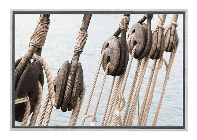 Ship’s Rigging | Nautical Canvas Wall Art Print | Final Touch Decor