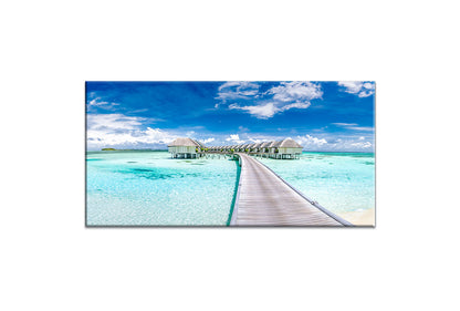 Maldives Tropical Villas | Tropical Wall Art Print - Final Touch Decor