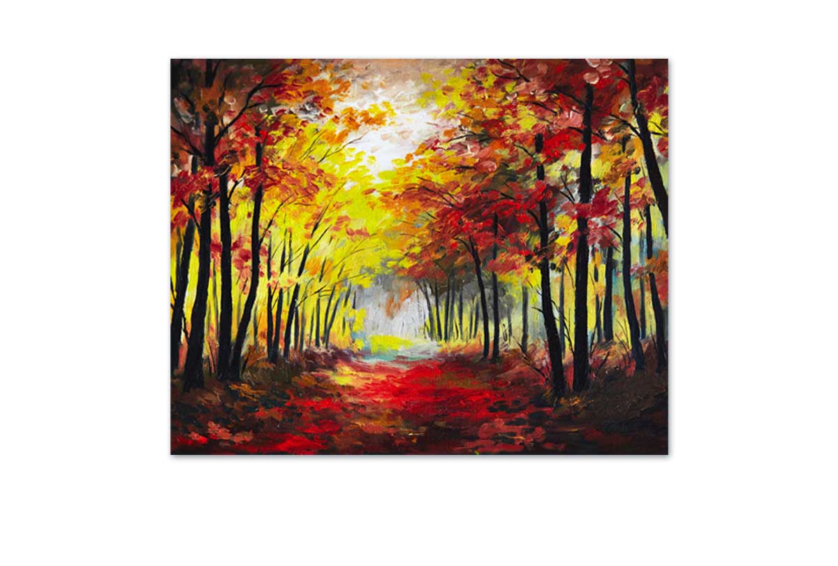 Autumn Forest | Landscape Wall Art - Final Touch Decor