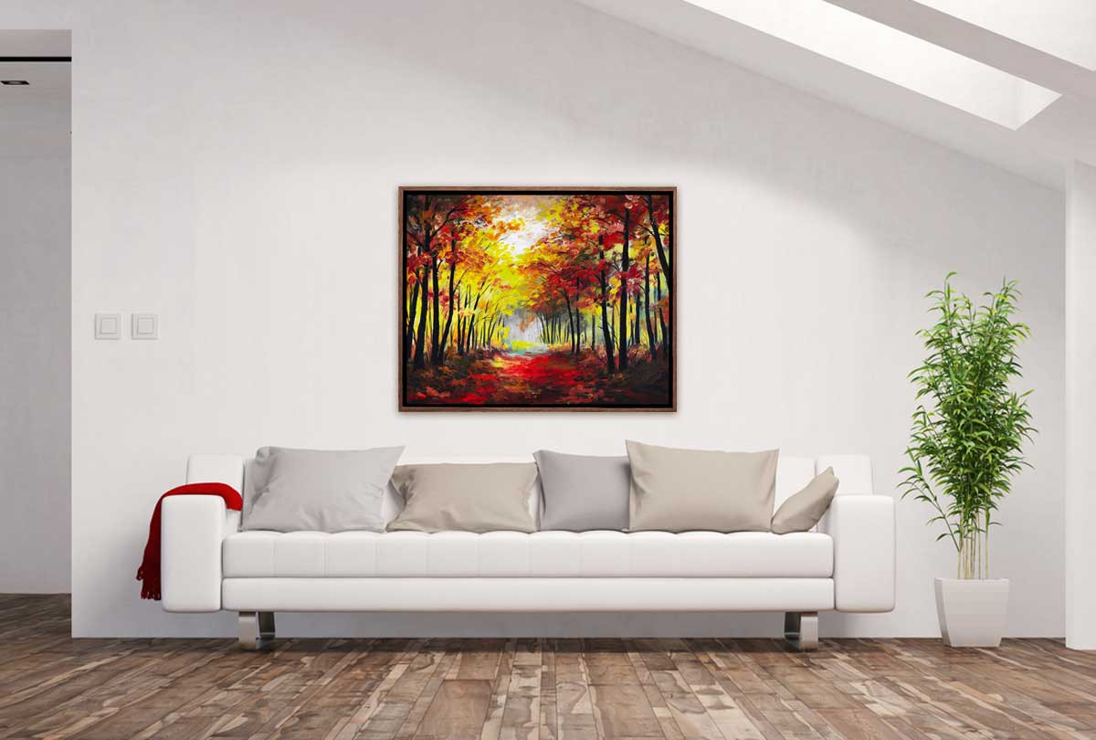 Autumn Forest | Landscape Wall Art - Final Touch Decor