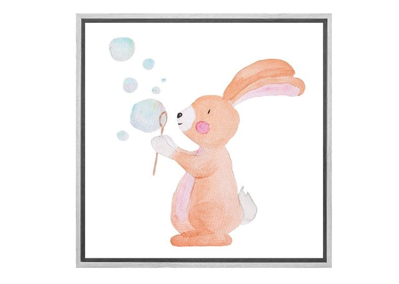 Bubble Bunny | Canvas Wall Art Print - Final Touch Decor