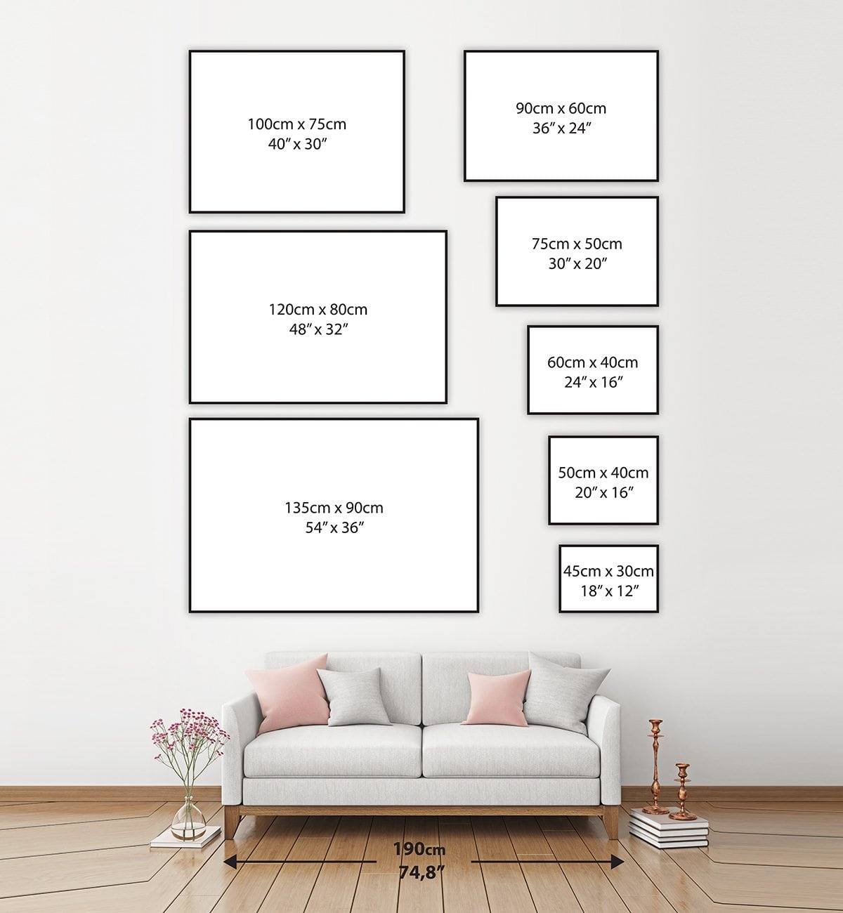 Size Guide Landscape