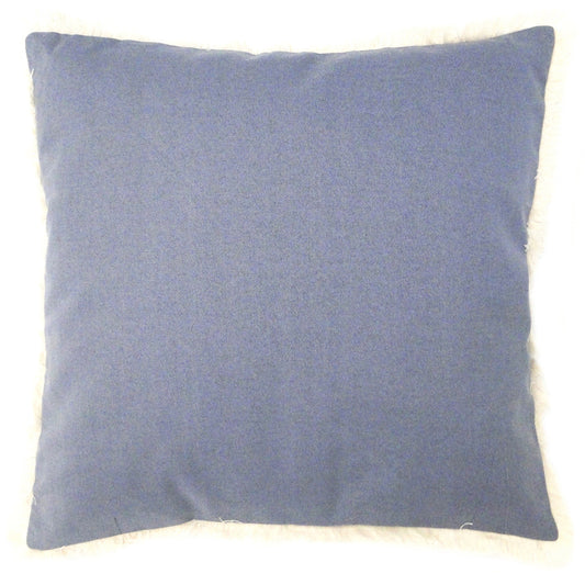 large blue cushion 50cm