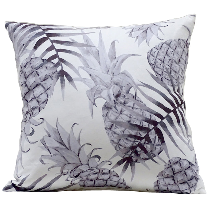 panama black and white cushion