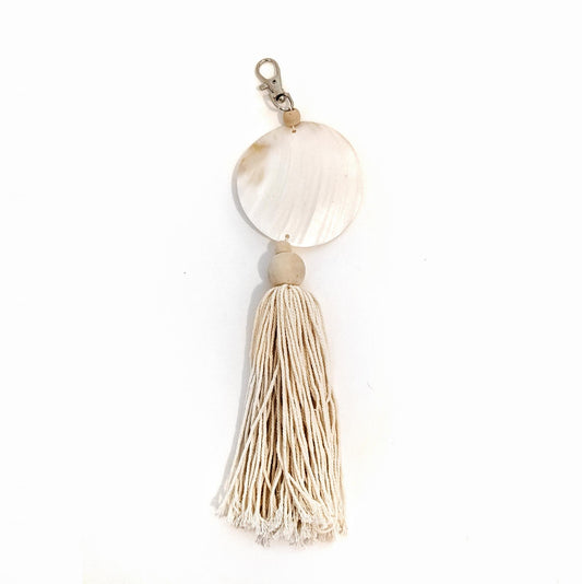 shell tassel keychain