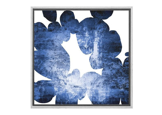 Blue Denim Custom Abstract | Canvas Wall Art Print - Final Touch Decor