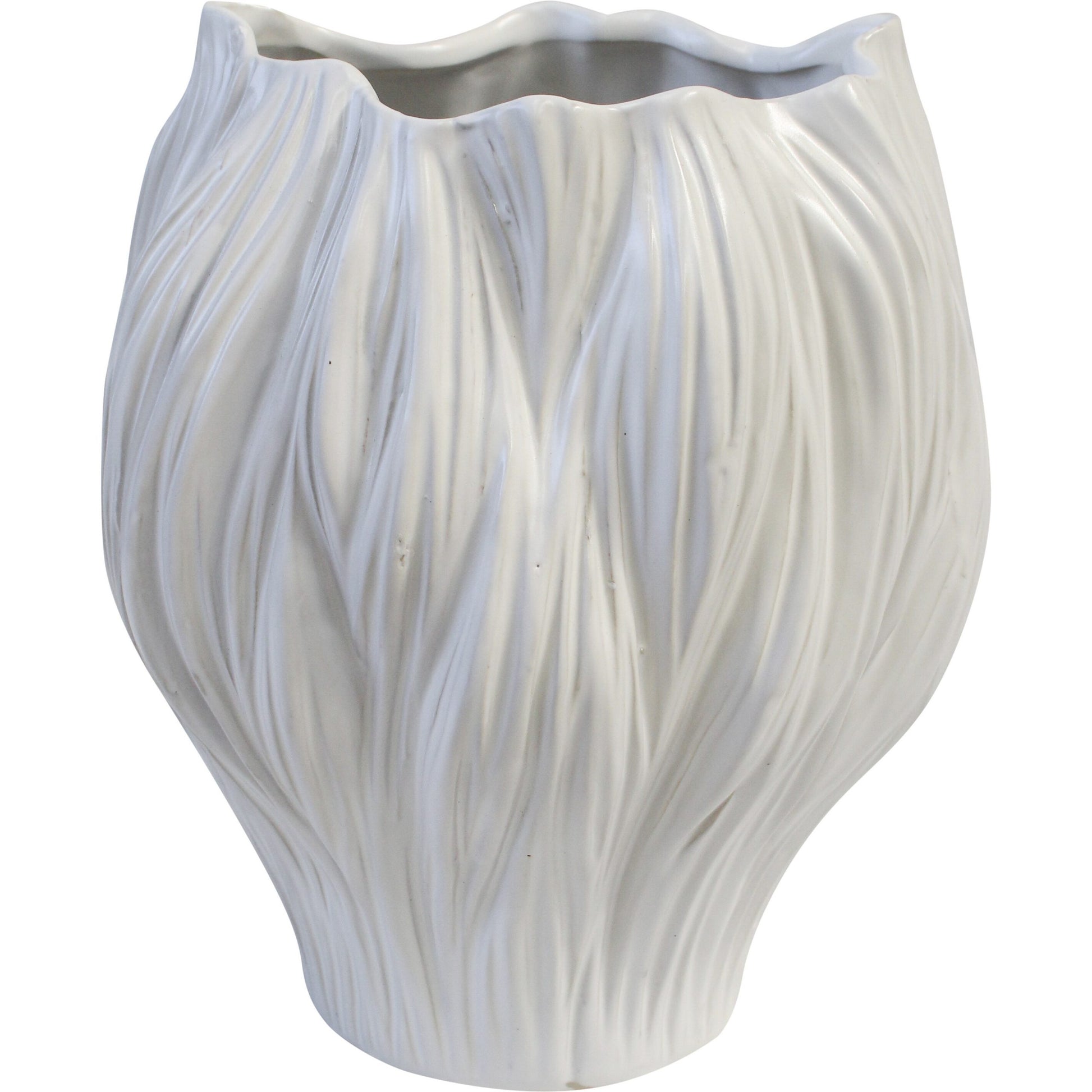 white vase